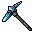 luminescent crystal pickaxe