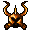 golden horned helmet